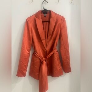 Express Women's Bold Orange Blazer